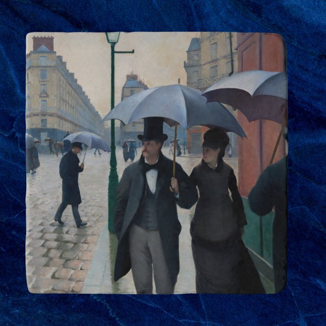  Paris Street in Rainy Weather - Gustave Caillebot Trivet (Creator Uploaded)
