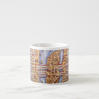 Paris Street Map Espresso Cup