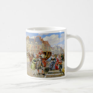 Paris street painting mug