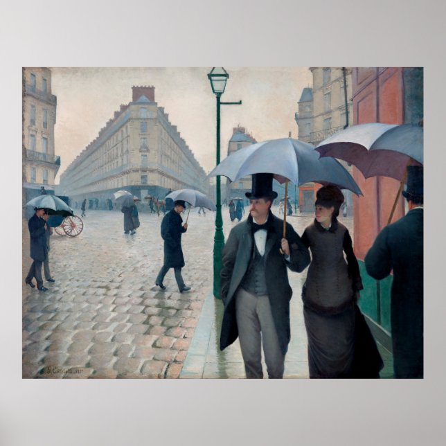 Paris Street Rainy Day (1877) Poster (Front)