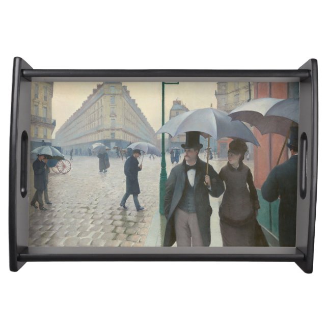 Paris Street; Rainy Day AKA Paris: A Rainy Day Serving Tray (Front)