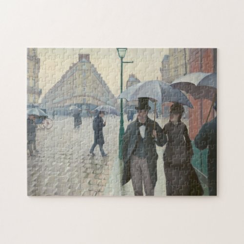 Paris Street Rainy Day by Caillebotte Jigsaw Puzzle