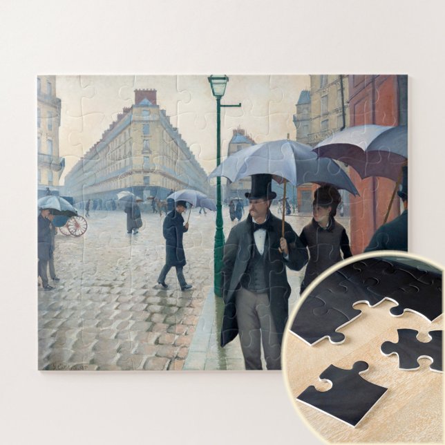Paris Street; Rainy Day by G. Caillebotte, Art Jigsaw Puzzle (Creator Uploaded)