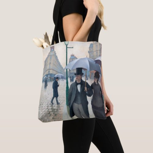 Paris Street Rainy Day by G Caillebotte Art Tote Bag