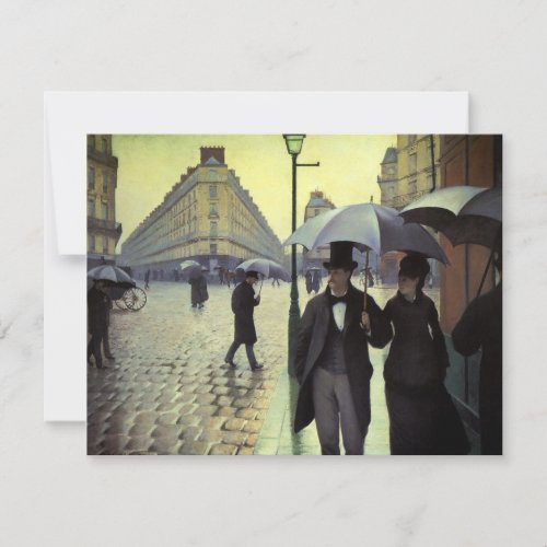 Paris Street Rainy Day by Gustave Caillebotte