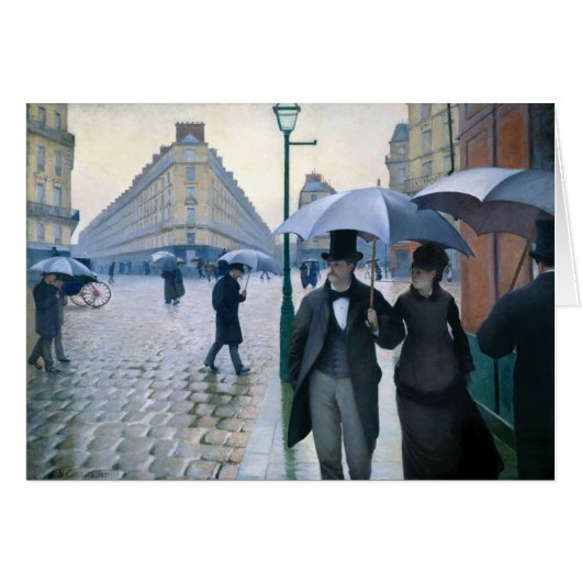 Paris Street Rainy Day by Gustave Caillebotte (Front Horizontal)