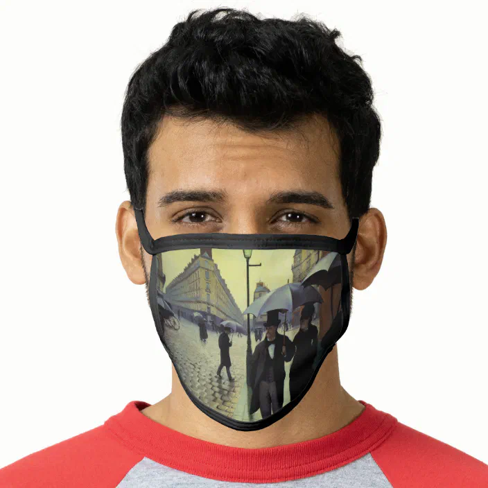 Paris Street Rainy Day By Gustave Caillebotte Face Mask Zazzle Com Paris Street Rainy Day By Gustave Caillebotte Face Mask Zazzle Com