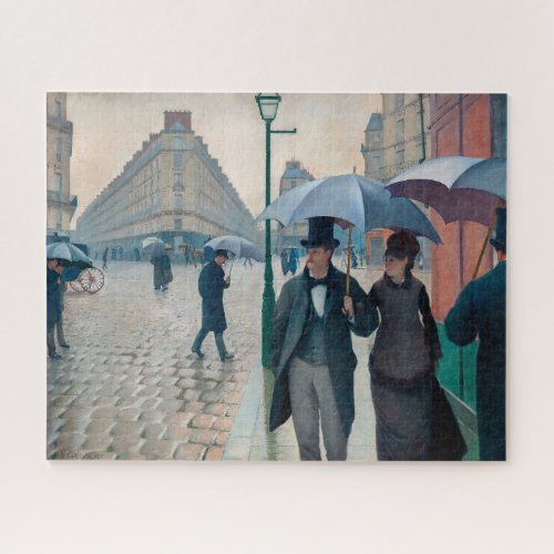 Paris Street Rainy Day  Gustave Caillebotte  Jigsaw Puzzle