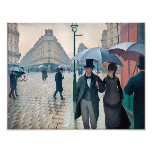 Paris Street Rainy Day  Gustave Caillebotte  Photo Print