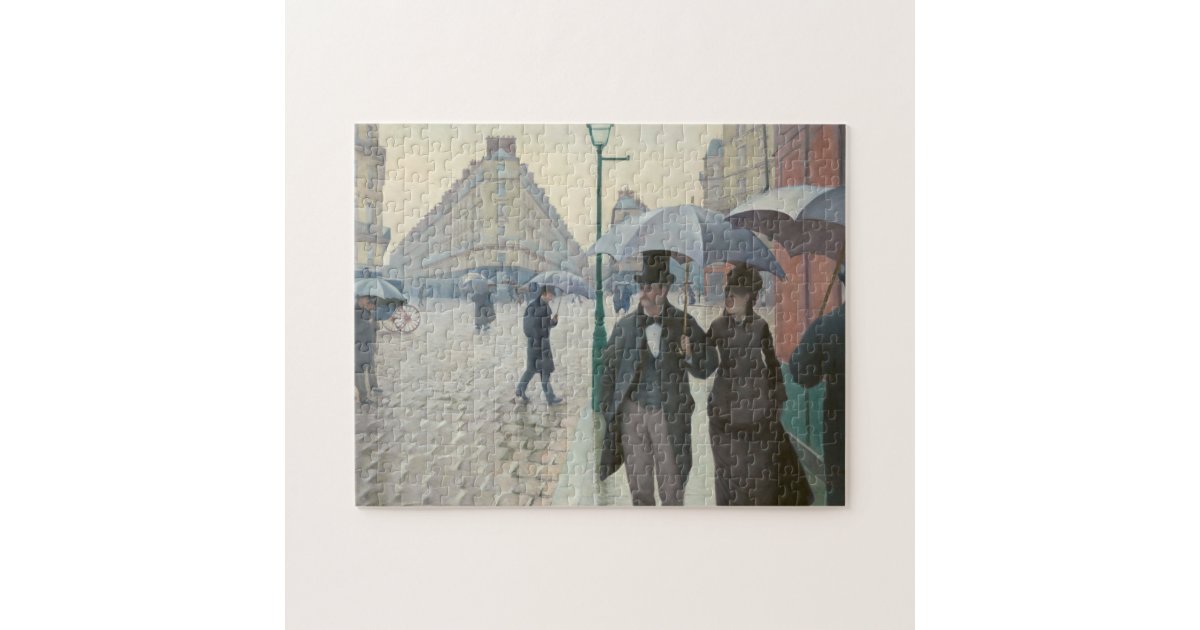 Paris Street Rainy Day Jigsaw Puzzle | Zazzle