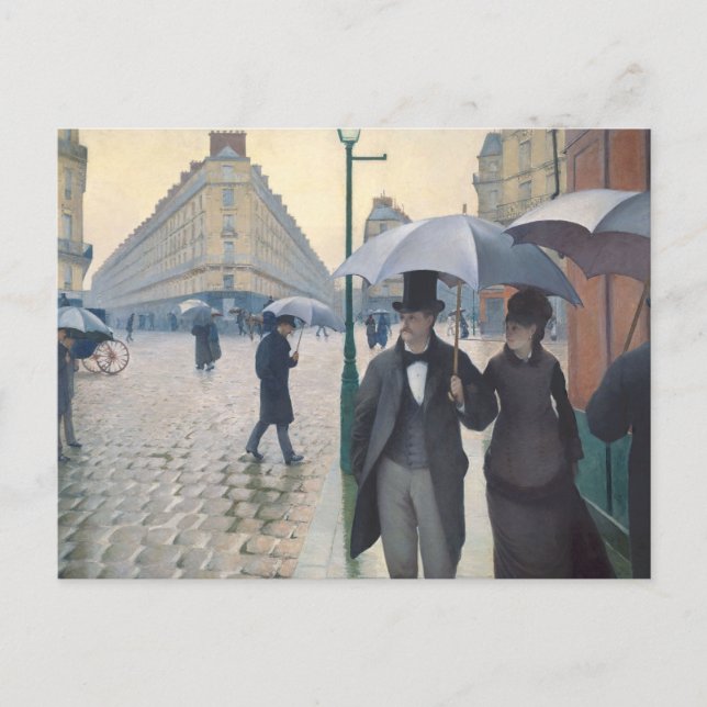 Paris Street; Rainy Day Postcard (Front)