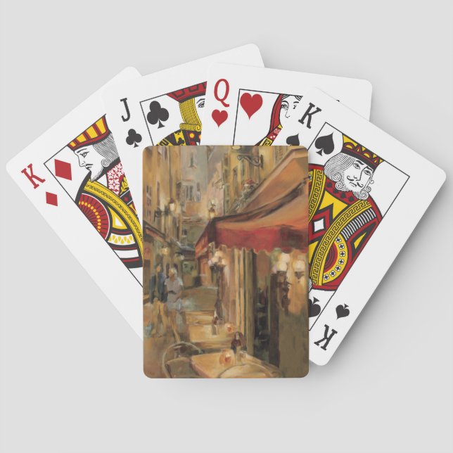 Paris Street Scene Poker Cards (Back)