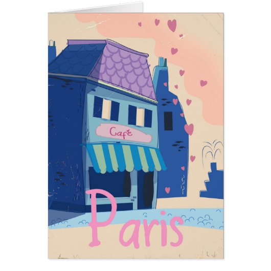 Paris Street vintage cartoon (Front)