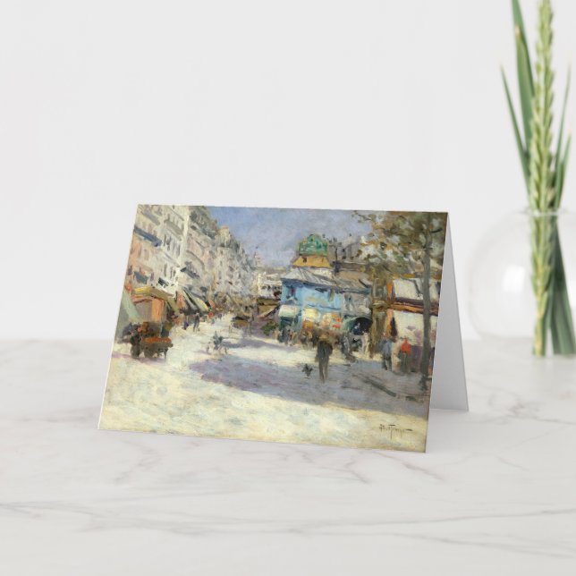 Paris Streets | Louis Abel-Truchet Card (Front)