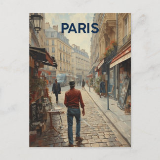 Paris Streets Postcard