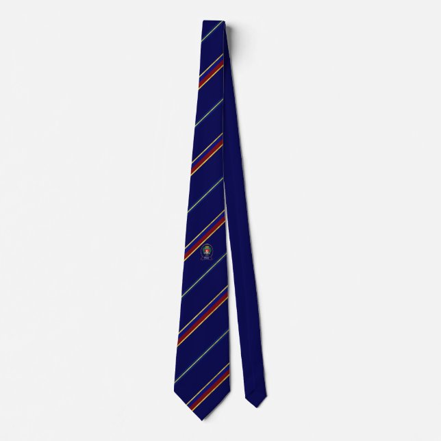 Paris stripes flag neck tie (Front)