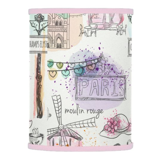 Paris Table Lamp Shade (Right)