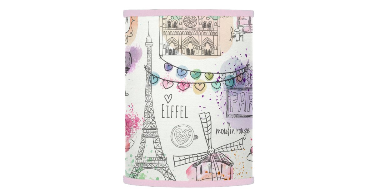 Paris Table Lamp Shade Zazzle Com