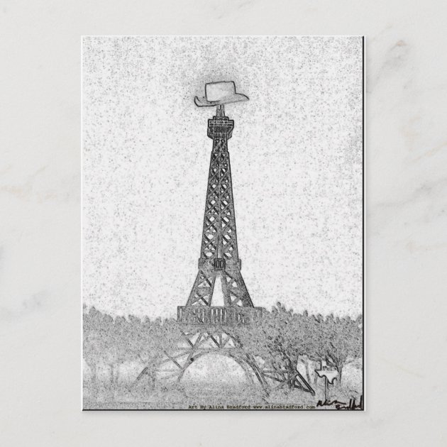 Eiffel Tower Paris France Hand Drawing Stock Vector (Royalty Free)  401679034 | Shutterstock