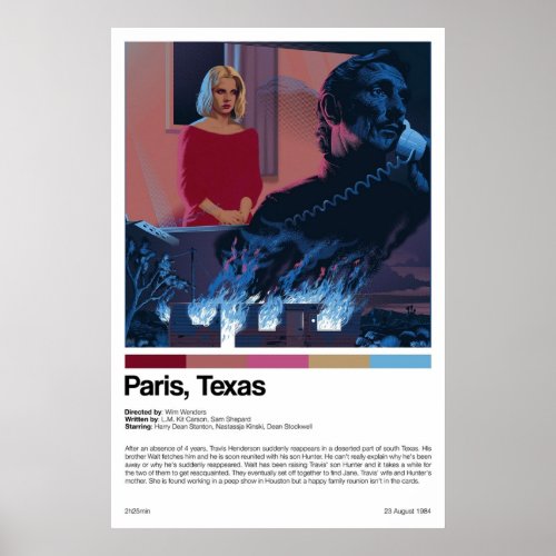 Paris Texas  Movie Print