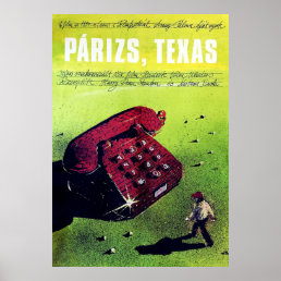 Paris Texas  Vintage Movie Poster