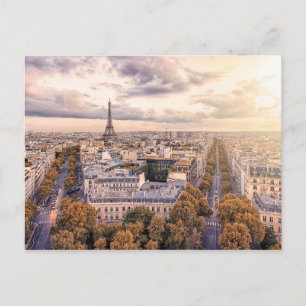 Paris, the city of lights postcard