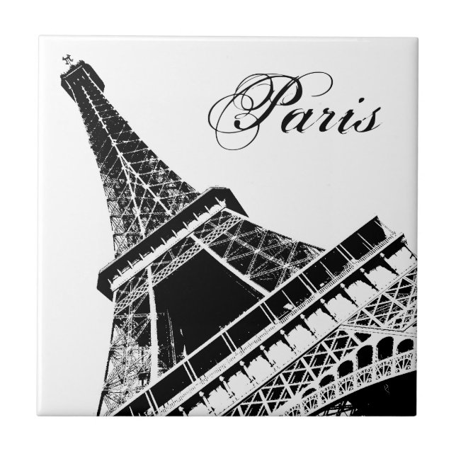 Paris, The Eiffel Tower - tile (Front)