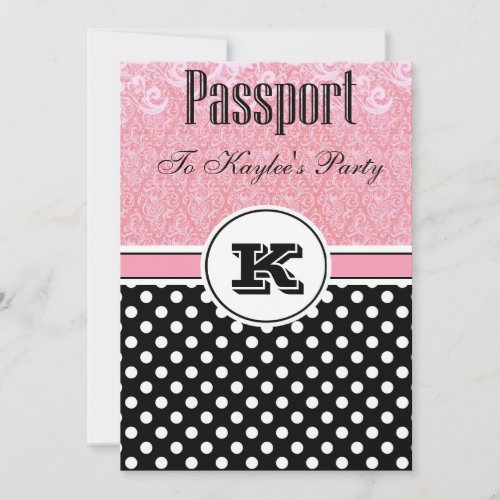 Paris Theme Invitations