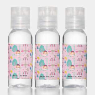 Paris Theme Pink Girly Cute Simple Fun Hand Sanitizer