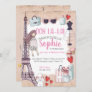 Paris Themed Tween Party Invitation