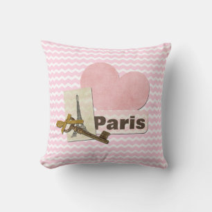 Paris Throw Pillow