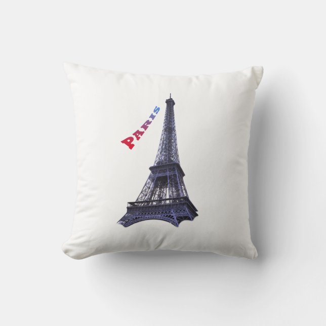 Paris Throw Pillow (Front)