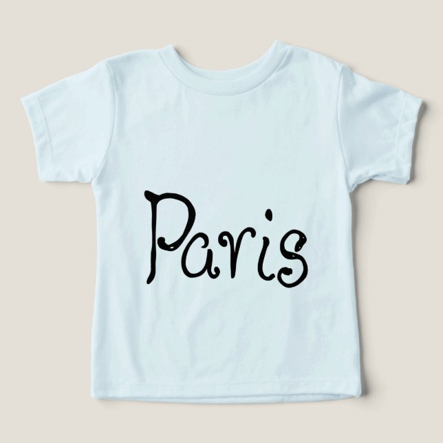 paris toddler t-shirt (Design Front)