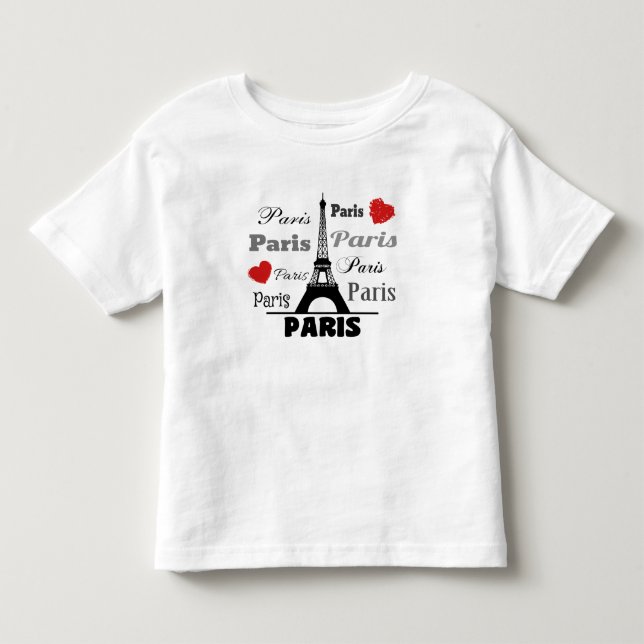 Paris Toddler T-shirt (Front)