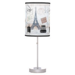 Paris Travel Collage Table Lamp at Zazzle