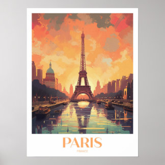 Paris Travel Print Wall Art 