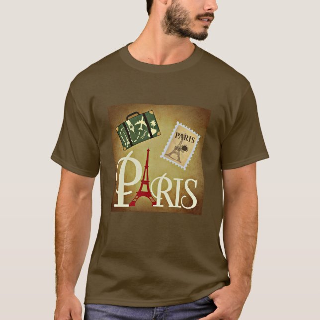Paris, travel T-Shirt (Front)