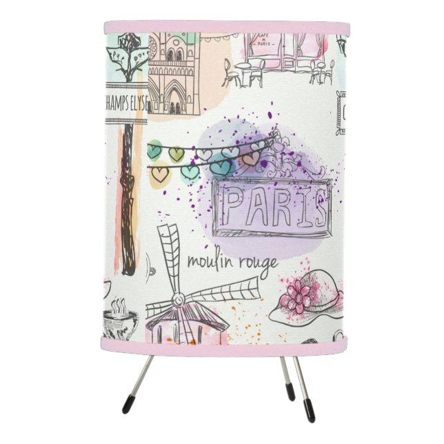 Paris Tripod Table Lamp (Right)