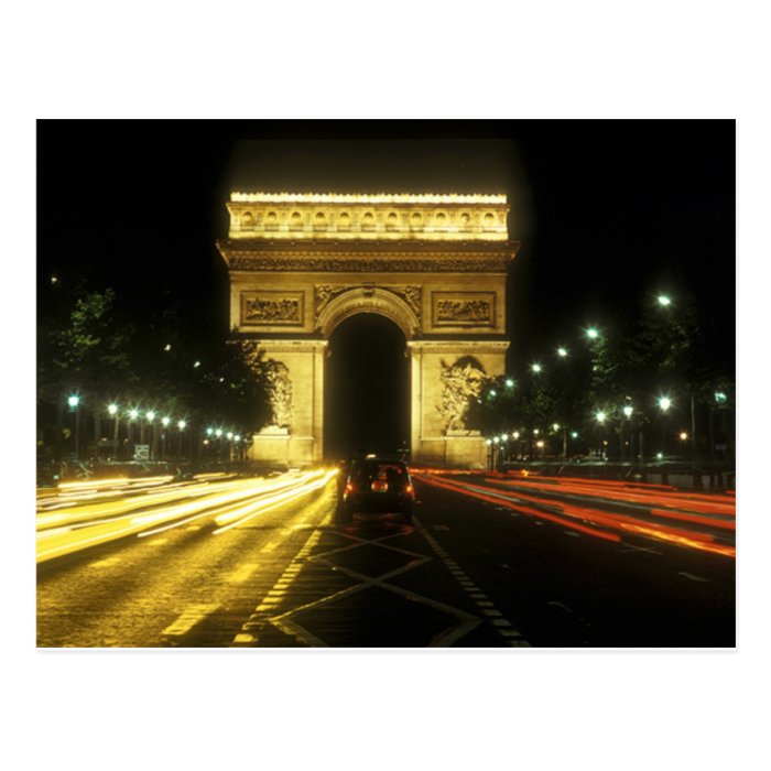 Paris   Triumphal arch   Postcard
