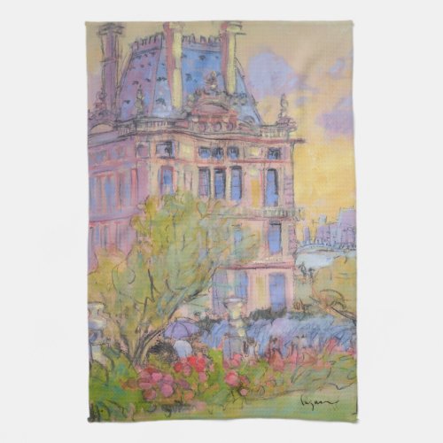 Paris Tuileries Garden Towel