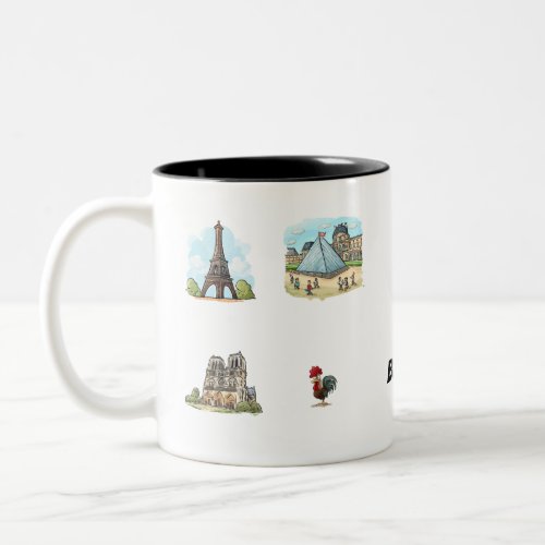 Paris Two_Tone Coffee Mug
