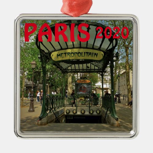 Paris Vacation Christmas Ornament