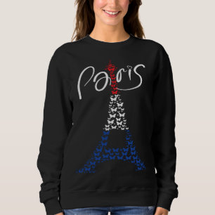 Paris Vacation French Souvenir I Love Paris Eiffel Sweatshirt