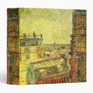 Paris View from Vincent's Room by Vincent van Gogh Binder