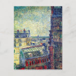 Paris, Vincent's Room Rue Lepic,Van Gogh Fine Art Postcard<br><div class="desc">View of Paris from Vincent's Room in the Rue Lepic, Vincent van Gogh. Oil on canvas, 46 x 38 cm. Amsterdam, Van Gogh Museum. F 341, JH 1242 Vincent Willem van Gogh (30 March 1853 – 29 July 1890) was a Dutch Post-Impressionist artist. Some of his paintings are now among...</div>