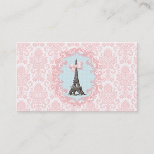 Customizable Paris Vintage Calling Card Business Card Templates