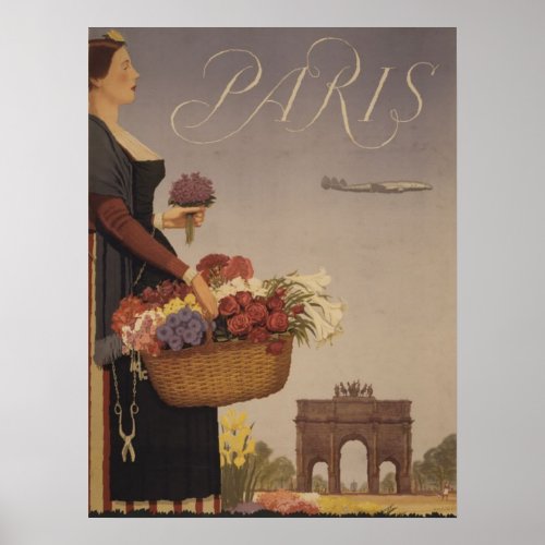 Paris Vintage French Cycle Poster
