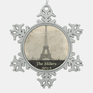 Paris Vintage Music Ornament