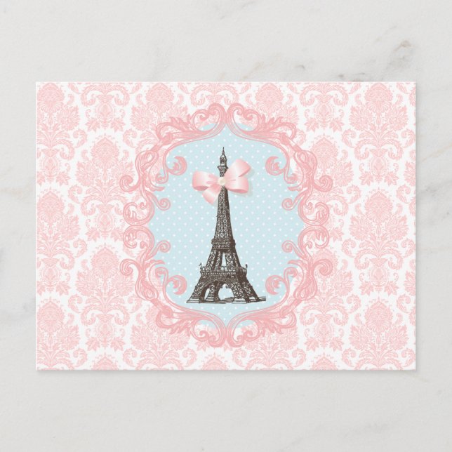 Paris Vintage Postcard (Front)