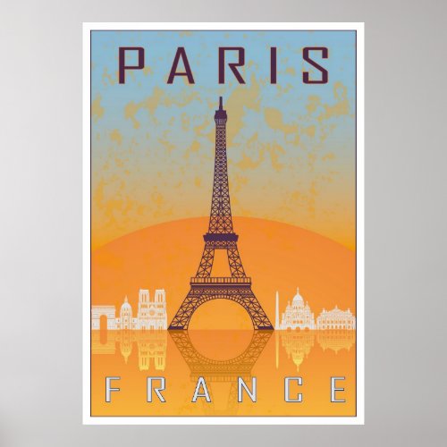 Paris vintage poster